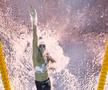 David Popovici, în semifinala probei de la 100 m liber. FOTO: Getty Images
