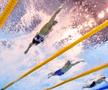 David Popovici, în semifinala probei de la 100 m liber. FOTO: Getty Images