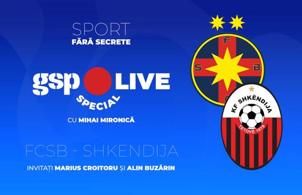 FCSB - Shkendija » Meci decisiv pentru calificarea în turul III preliminar al Ligii Campionilor! Mihai Mironică analizează meciul alături de invitații săi la GSP Live Special