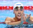 David Popovici, în semifinala probei de la 100 m liber. FOTO: Getty Images