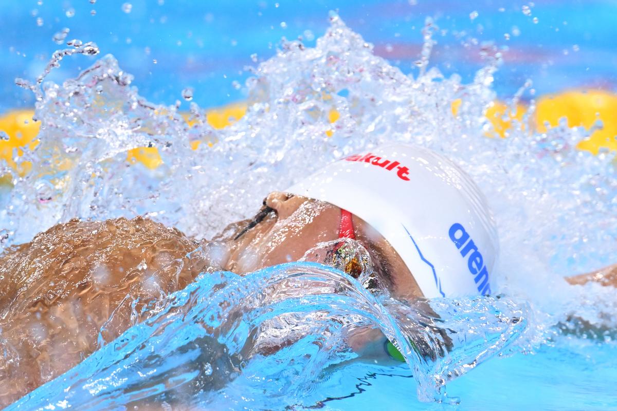 David Popovici, în semifinala probei de la 100 m liber