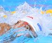David Popovici, în semifinala probei de la 100 m liber. FOTO: Getty Images