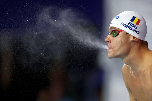 David Popovici (20 de ani) s-a calificat în semifinale la 100 metri liber la Campionatele Mondiale de Natație de la Singapore. FOTO: Getty Images