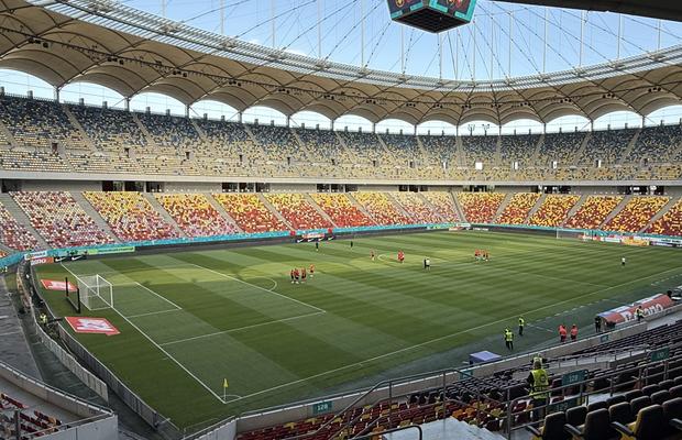 FCSB - Shkendija se joacă pe un gazon impecabil! Imagini de la Arena Națională, înaintea meciului capital de calificare