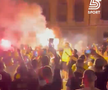 Fanii echipei din Ierusalim au luat cu asalt Bucureștiul: torțe și fumigene pe străzile Capitalei în toiul nopții