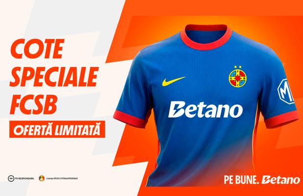 Planurile de revanșă ale celor de la FCSB: Cotele Speciale pregătite de Betano