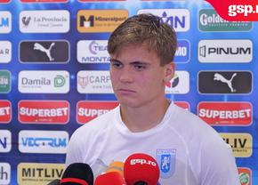 Debutant în competițiile europene, David Matei regretă eliminarea Craiovei.
