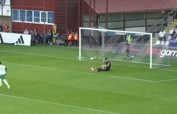Incredibil! Semnul făcut de Ștefan Târnovanu, imediat după al 3-lea gol marcat de Auda