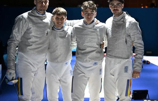 Echipa masculină de sabie a României luptă pentru bronz cu Ungaria la Campionatele Mondiale
