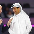 Gianni Infantino (stânga) și Nasser Al-Khelaifi  (dreapta) / Foto: Imago Images