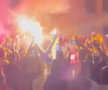 Fanii echipei din Ierusalim au luat cu asalt Bucureștiul: torțe și fumigene pe străzile Capitalei în toiul nopții