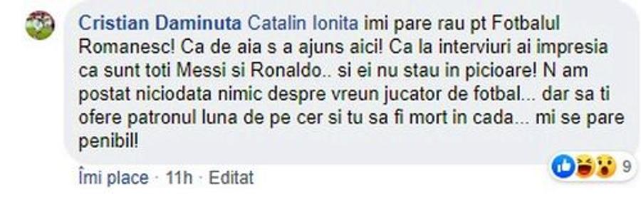 GUIMARAES - FCSB 1-0 // Cristi Daminuță, atac FRAPANT pe Facebook la jucătorii lui Becali: „Rupeți-vă în p*** mea carnetele și mergeți la șah!”