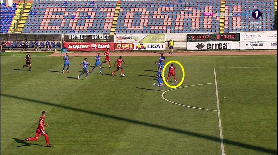 FOTO: Captură @Digi Sport 1 Arbitrii noștri dorm în continuare: FC Botoșani a deschis scorul cu Poli Iași dintr-un ofsaid imens!