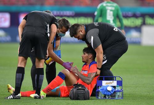 Floriel Coman, accidentat în meciul FCSB - Sepsi