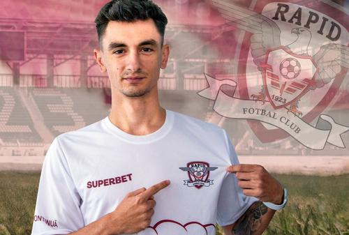 Rapid l-a transerat pe Albert Stahl / Sursă foto: Facebook @FC Rapid 1923