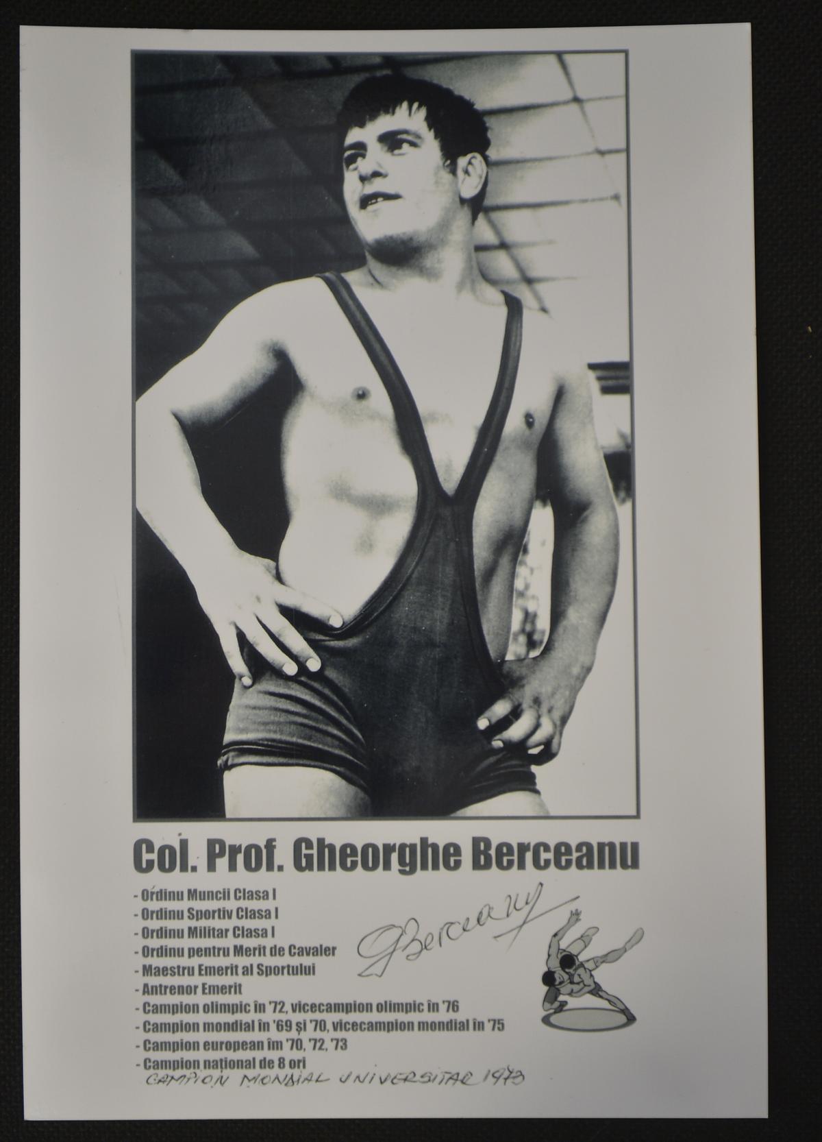 Gheorghe Berceanu, fostul campion olimpic și mondial la lupte greco-romane, a încetat din viață, astăzi, la Slatina