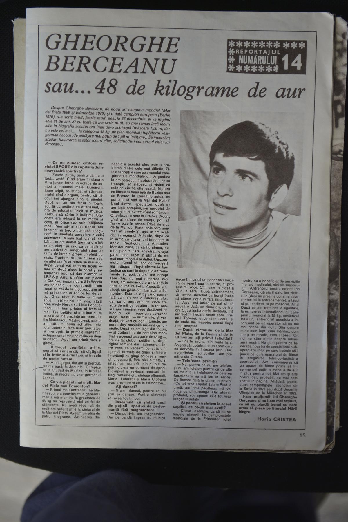 Gheorghe Berceanu - In memoriam