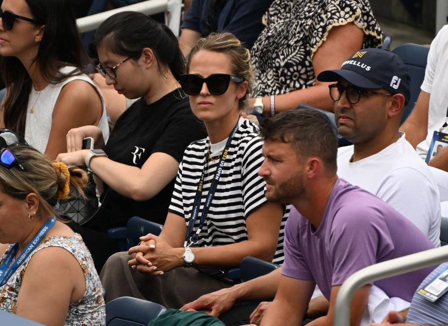 Kim Murray, soția lui Andy, în tribună la New York Foto Imago Andy Murray, cu toată familia alături la New York, soție și cei patru copii