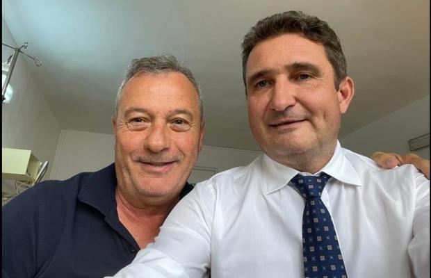 Prima imagine cu Mircea Rednic după problemele cardiace » Cine l-a vizitat în spital