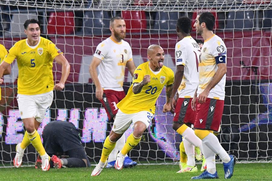 Alex Mitriță a marcat ultima dată în tricoul României într-o partidă cu Armenia, cu capul, scor final 1-0, pe Stadionul Steaua, în 2021. Foto: Cristi Preda, GSP.ro Sorin Cârțu laudă convocarea lui Alex Mitriță la echipa națională: „Jupânul Lucescu știe de ce a făcut-o”