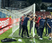 Imagini incredibile înainte de Oțelul - Sepsi! » Eroare de 3 centimetri la porți, iar gazdele au pus mâna pe lopeți