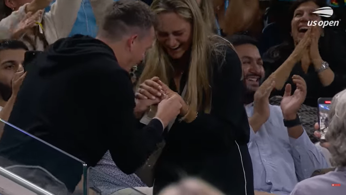 Cerere în căsătorie la meciul Arynei Sabalenka de la US Open