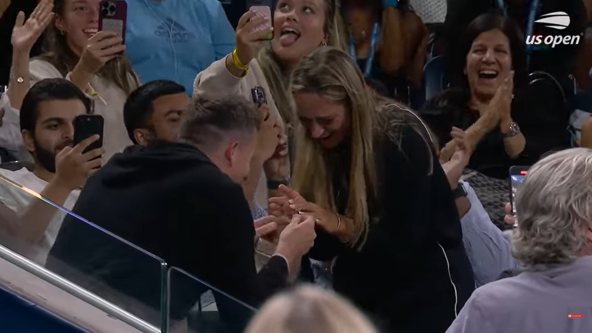 Cerere în căsătorie la meciul Arynei Sabalenka de la US Open