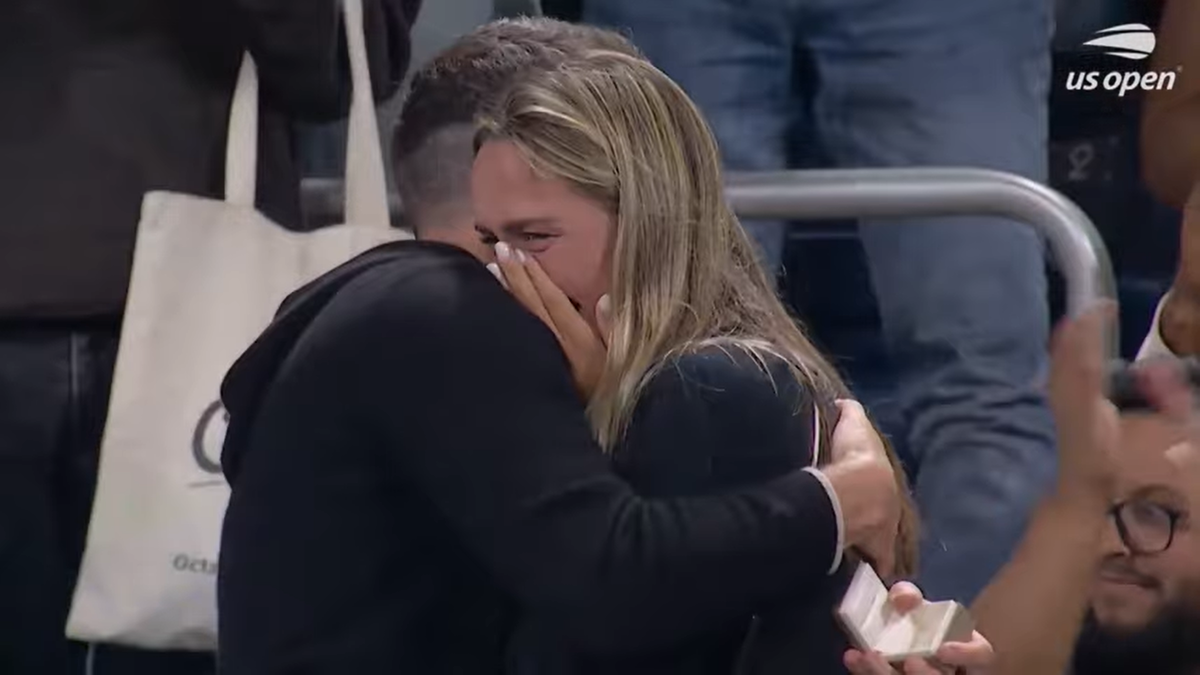 Cerere în căsătorie la meciul Arynei Sabalenka de la US Open