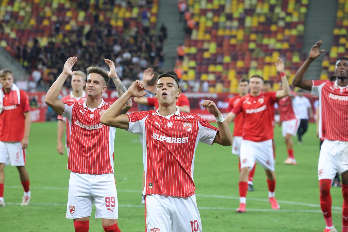 Scandalul ratat de camerele TV la Dinamo - Hermannstadt! A fost nevoie de intervenția forțelor de ordine