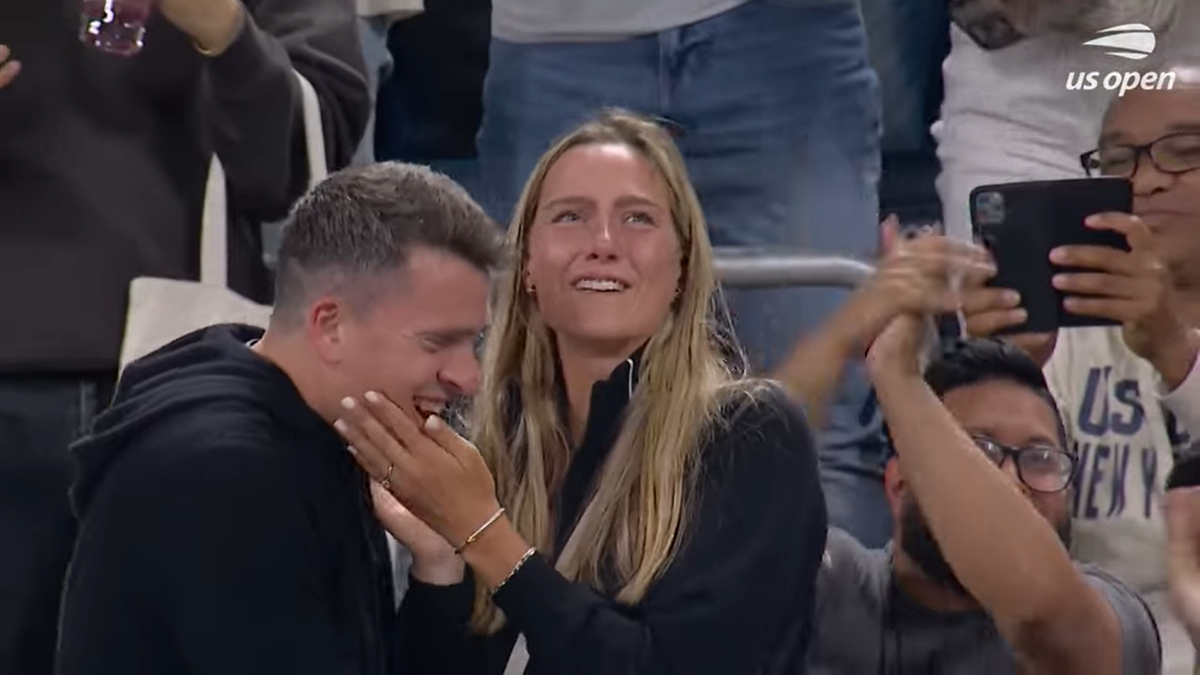 Cerere în căsătorie la meciul Arynei Sabalenka de la US Open