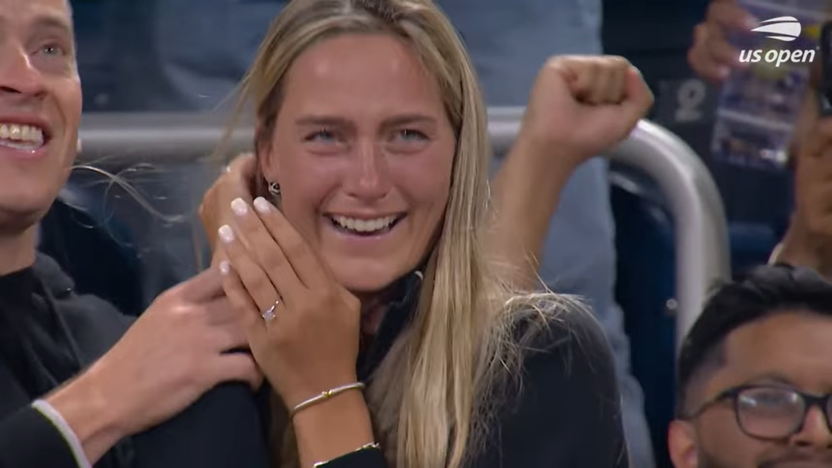 Cerere în căsătorie la meciul Arynei Sabalenka de la US Open