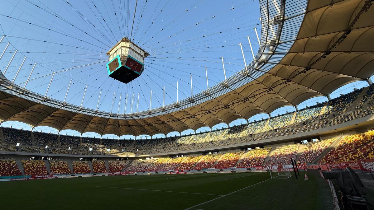 Dinamo - Hermannstadt, imagini înaintea partidei de pe Arena Națională