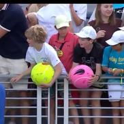 Kamil Majchrzak a devenit, fără voie, subiectul unor imagini virale după meciul său maraton câștigat la US Open / Captură US Open