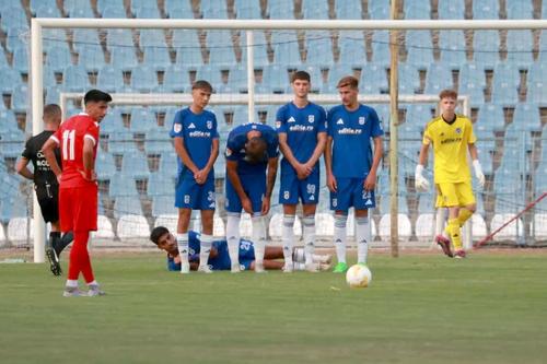 FCU Craiova, remiză albă la primul meci din Liga 3, cu Blănuță titular! Situație dramatică pentru Mititelu