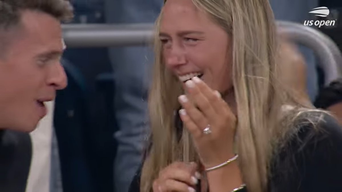 Cerere în căsătorie la meciul Arynei Sabalenka de la US Open