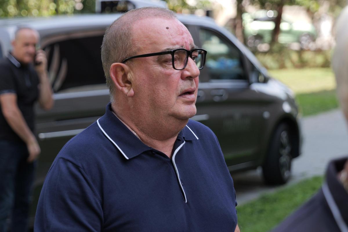 Cortegiu funerar pentru Nae Ungureanu