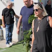 Lorena Balaci, la sicriul lui Nae Ungureanu/ foto: Andrei Furnigă (GSP)