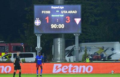 FCSB pierde lamentabil cu UTA! Are liniște în vestiar, nu și în tribune: „Demisia, demisia!” » Prima victorie a sezonului pentru Mihalcea! Noul clasament