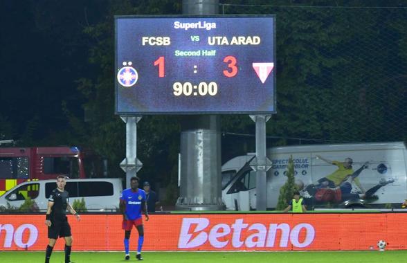 FCSB pierde lamentabil cu UTA! Are liniște în vestiar, nu și în tribune: „Demisia, demisia!” » Prima victorie a sezonului pentru Mihalcea! Noul clasament