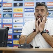 Marius Baciu la conferința de presă de după FCSB - UTA Arad 1-3 // Foto: Cristi Preda (GSP)