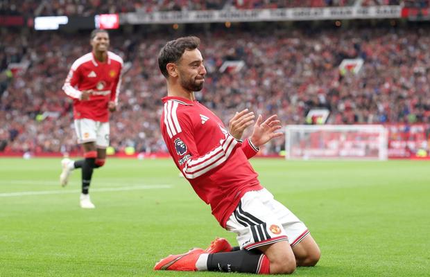 Bruno Fernandes, imperial în Manchester United - Ipswich Town