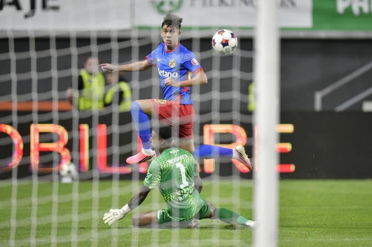 Alex Stoian, gol în FCSB - UTA Arad, etapa #7 din Superliga // foto: Cristi Preda (GSP.ro)