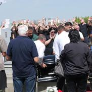 Cortegiu funerar Nae Ungureanu/ foto Andrei Furnigă (GSP)
