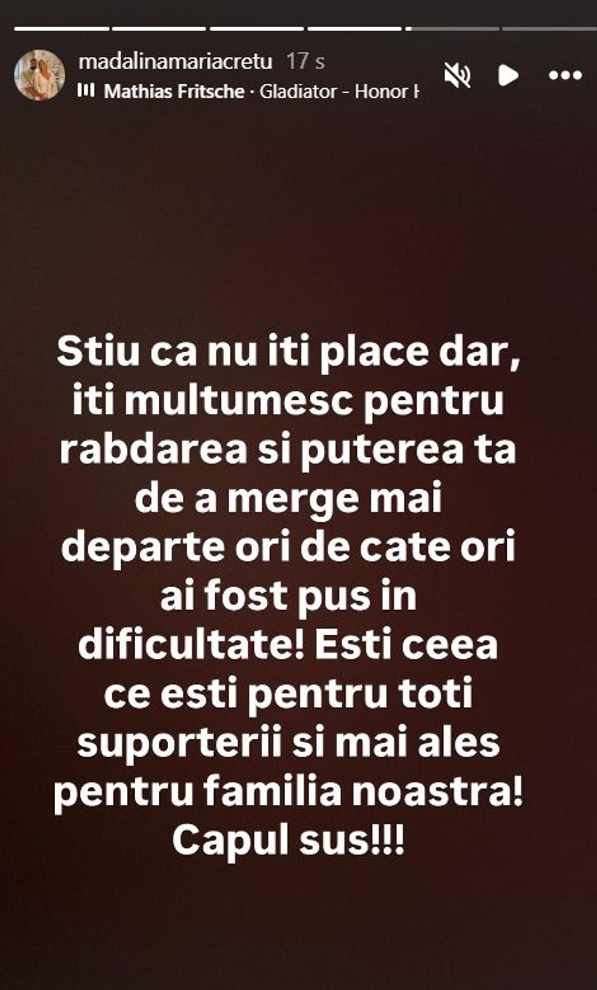 Mesajul soției lui Valentin Crețu, la despărțirea de FCSB