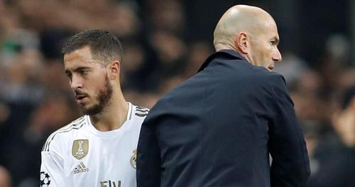 Eden Hazard și Zinedine Zidane