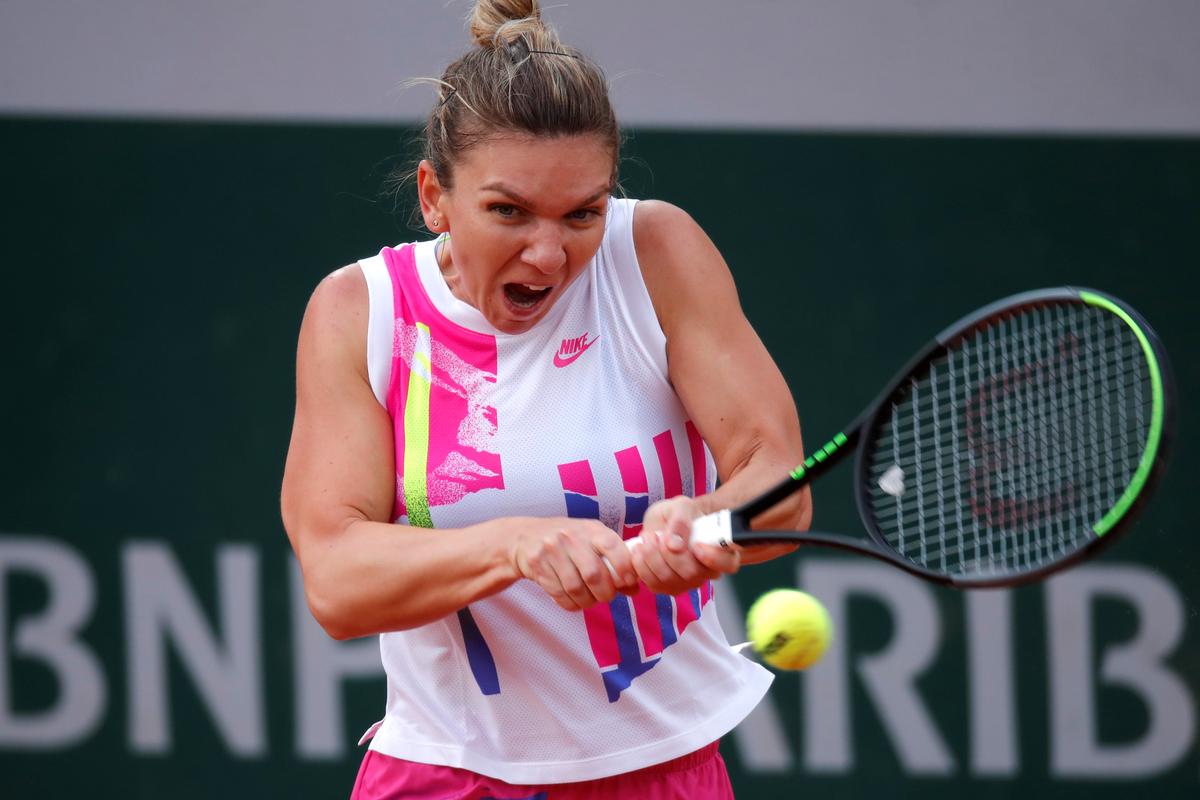 Simona Halep - Irina Begu, turul III la Roland Garros - 30,09.2020