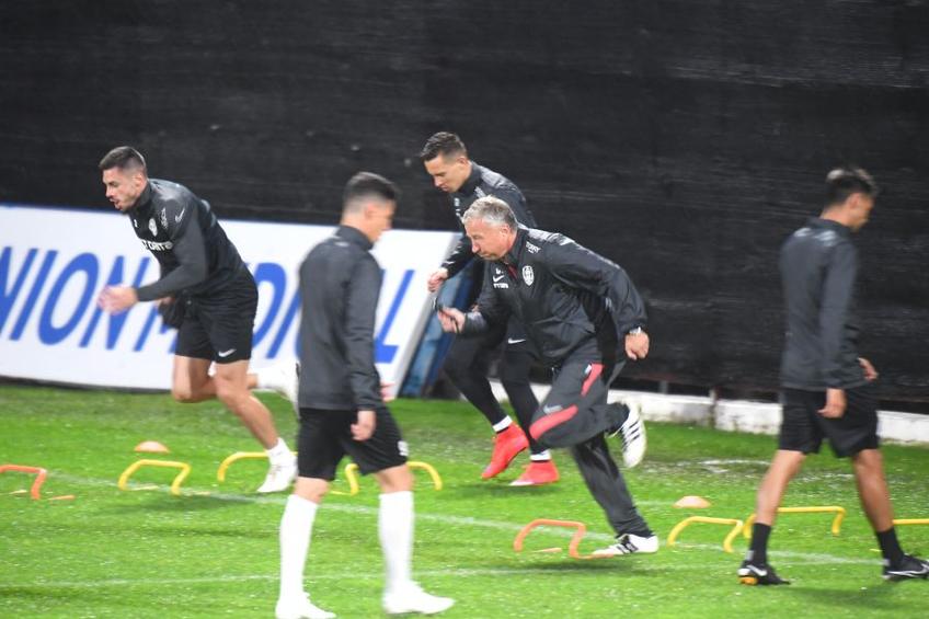 CFR CLUJ - KUPS KUOPIO. Superstiția lui Dan Petrescu la antrenament