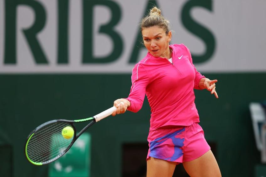 Simona Halep e la cinci meciuri de un nou trofeu la Roland Garros. foto: Guliver/Getty Images