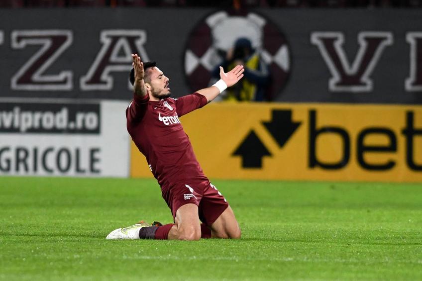 CFR Cluj - Randers 1-1 | Andrei Burcă, fundașul campioanei, a vorbit la final și despre ocazia ratată în minutul 37, când a reluat peste din câțiva metri.
