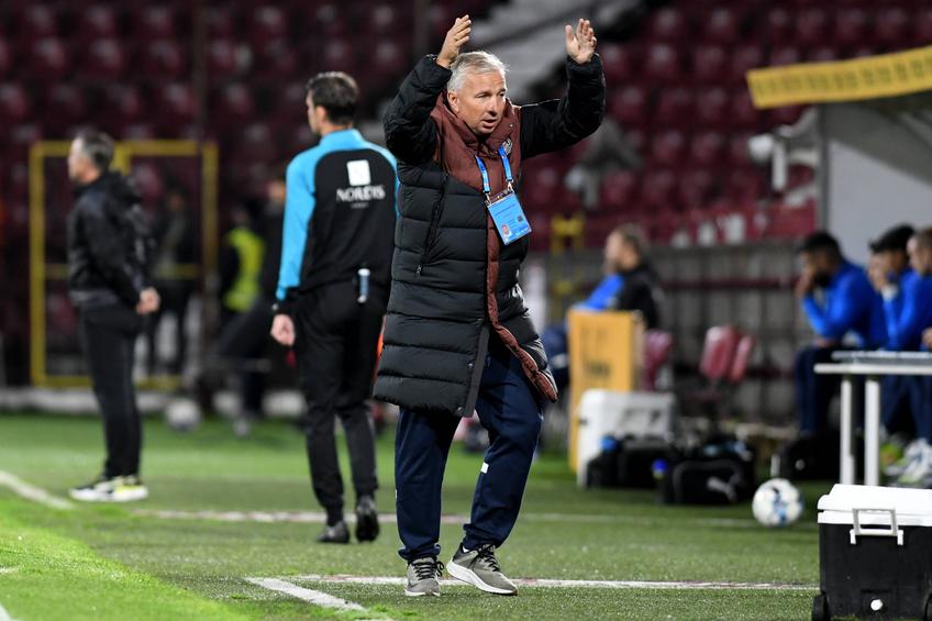 Dan Petrescu (53 de ani) a fost mulțumit de atitudinea fotbaliștilor săi și e sigur că ar fi câștigat partida dacă nu ar fi avut probleme de lot.